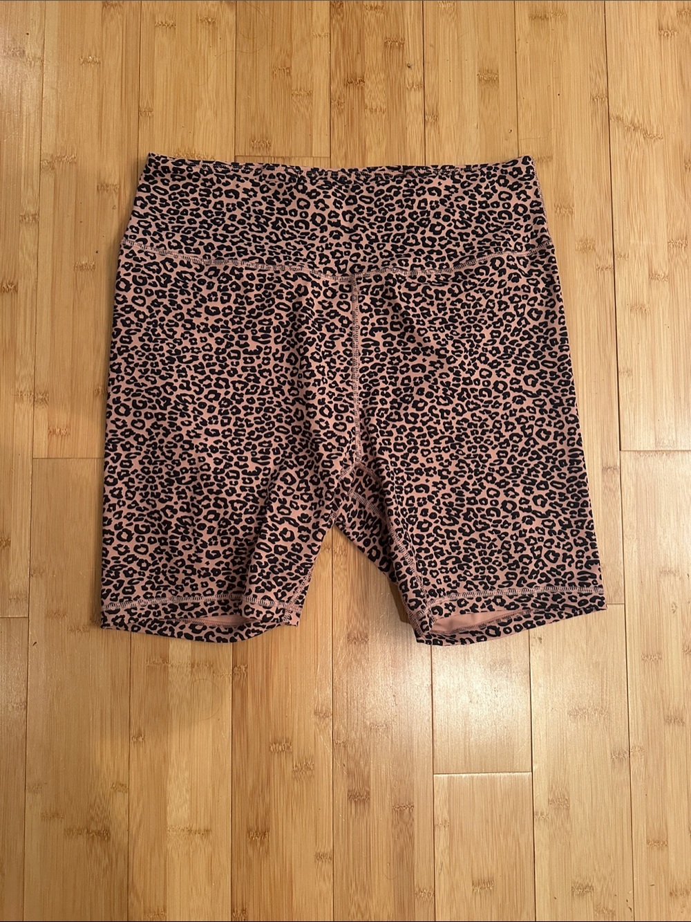 Women's Leopard Print Bike Shorts
